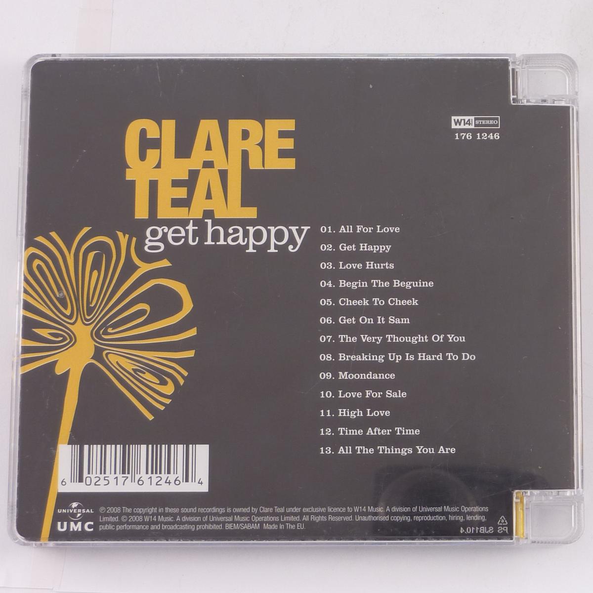 Clare Teal Get Happy CD Stereo Special Edition