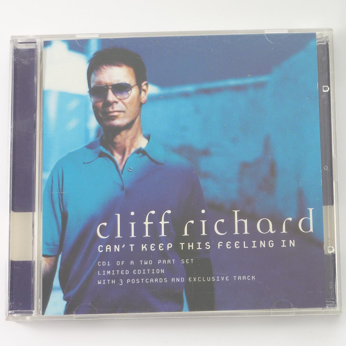 Cliff Richard Can't Keep This Feeling In CD Single Limited Edition CD1