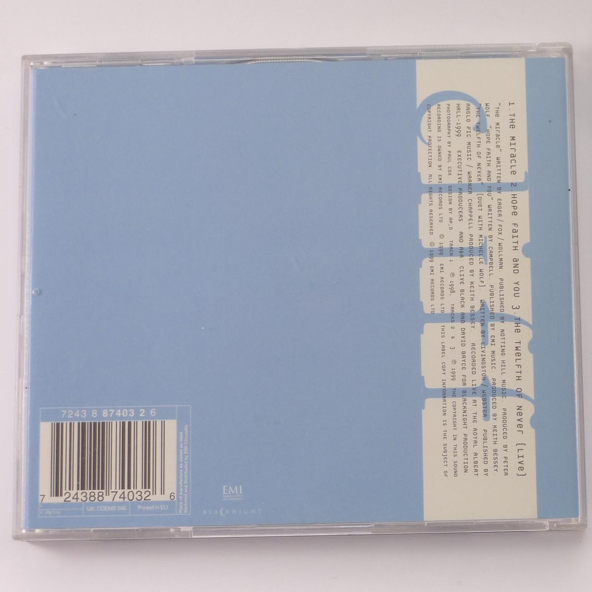 Cliff Richard The Miracle CD Single CD1