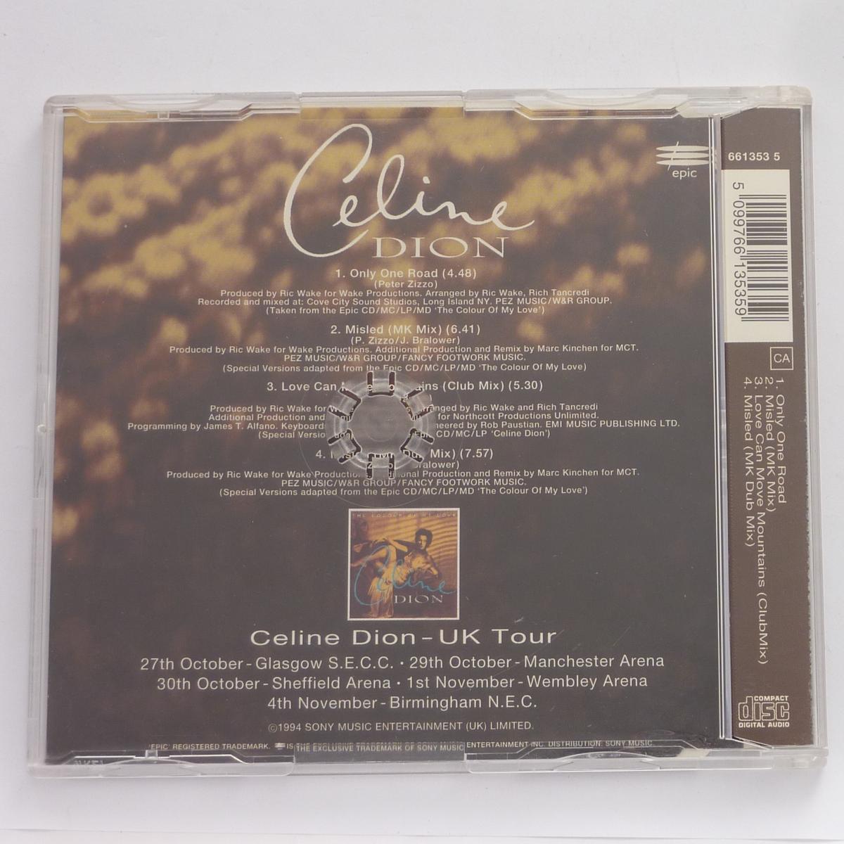 Céline Dion Only One Road CD Single