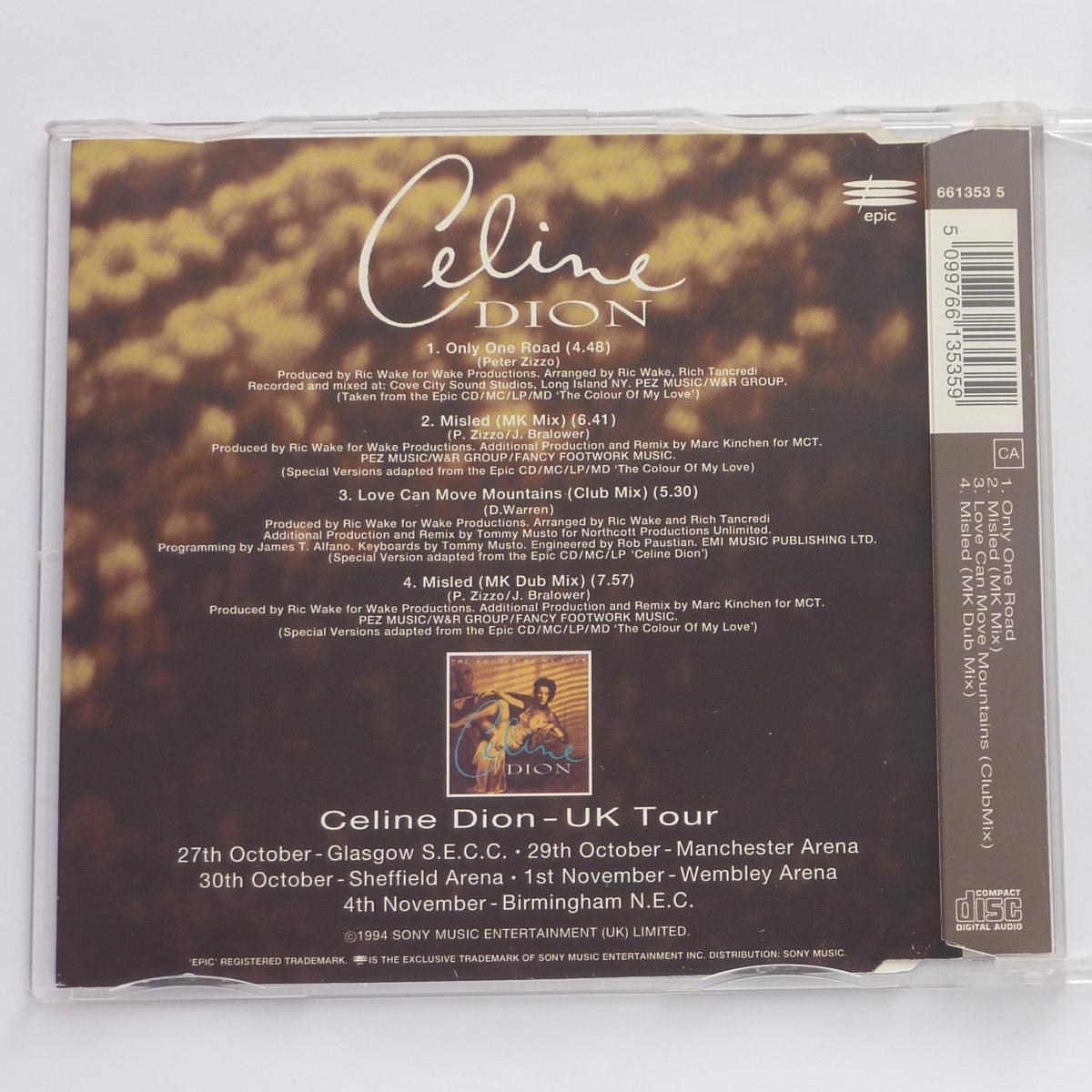 Céline Dion Only One Road CD Single