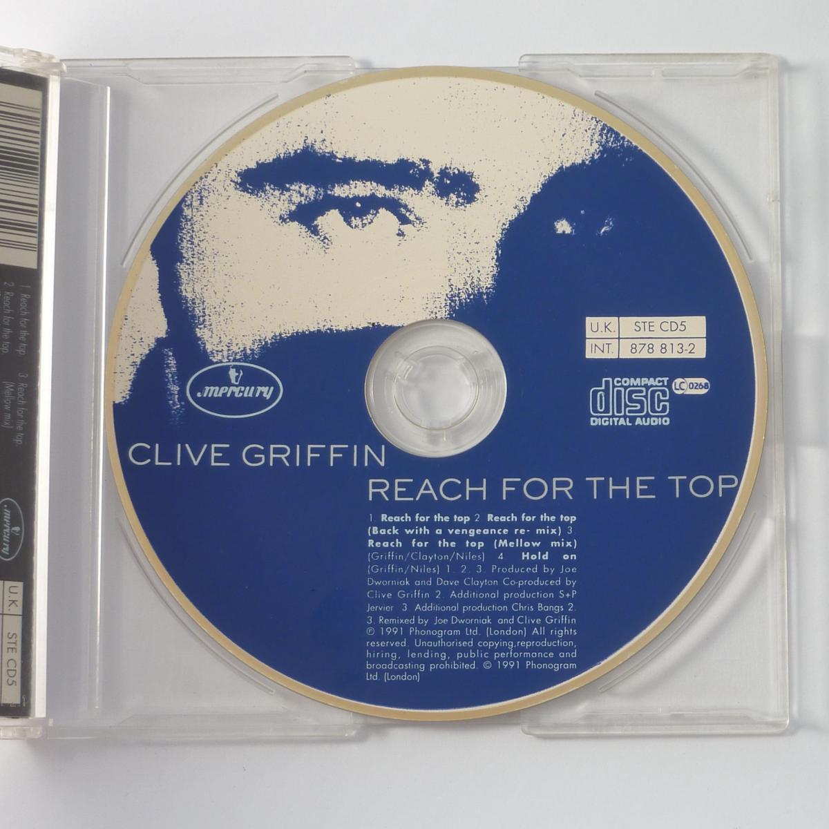 Clive Griffin Reach For The Top CD Single