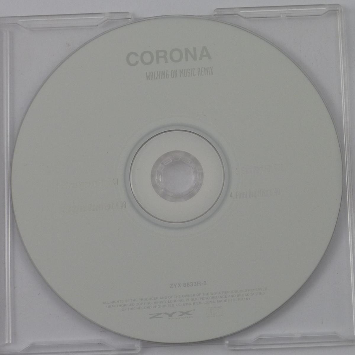 Corona Walking On Music (Remix) CD Maxi-Single