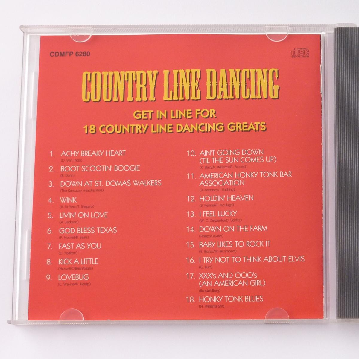 Country Line Dancing Get In Line For 18 Country Line Dancing Greats CD Compilation