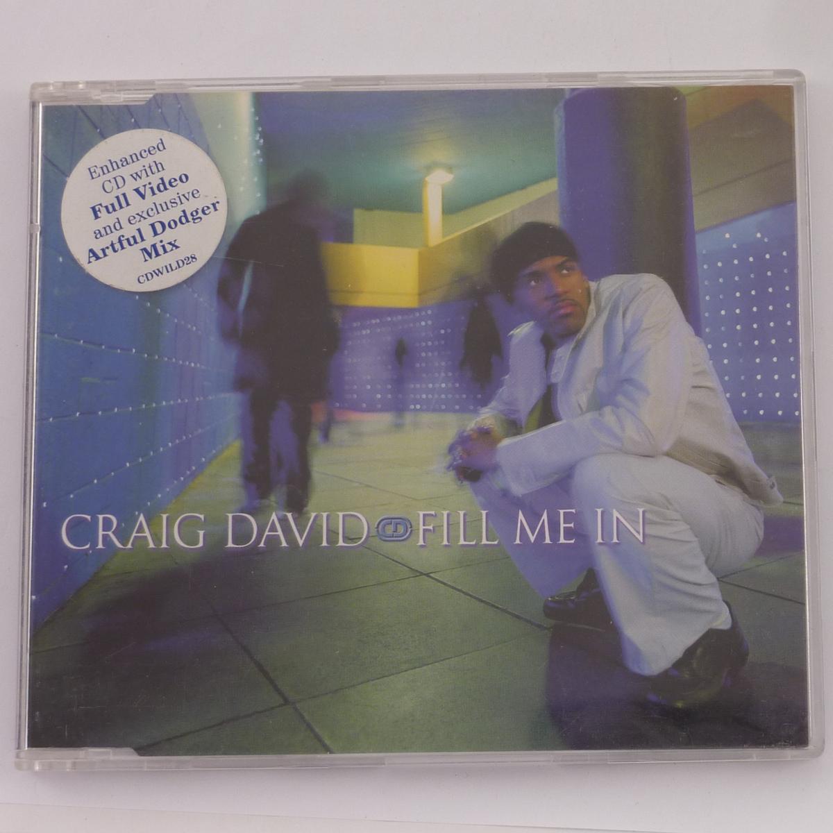Craig David Fill Me In CD Single Enhanced CD1