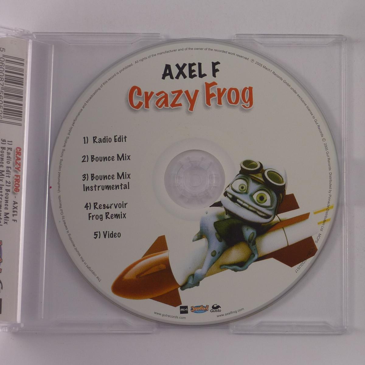 Crazy Frog Axel F CD Single Enhanced