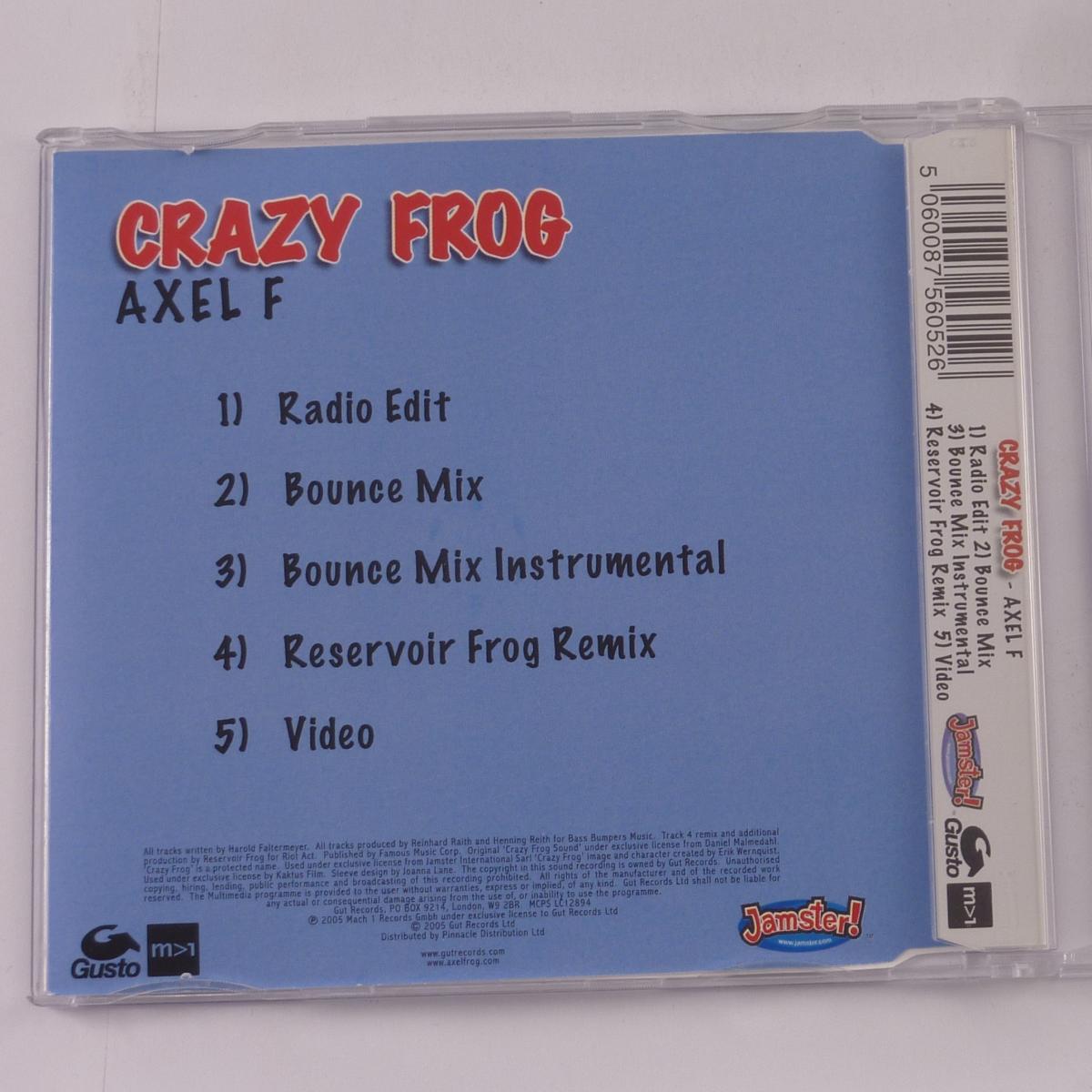 Crazy Frog Axel F CD Single Enhanced