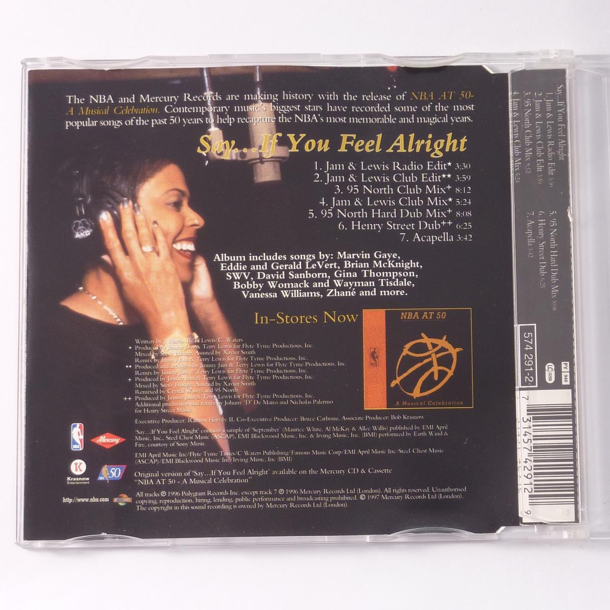 Crystal Waters Say... If You Feel Alright CD Single