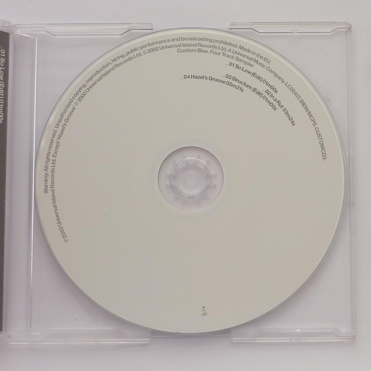 Custom Blue Four Track Sampler CD Promo Sampler