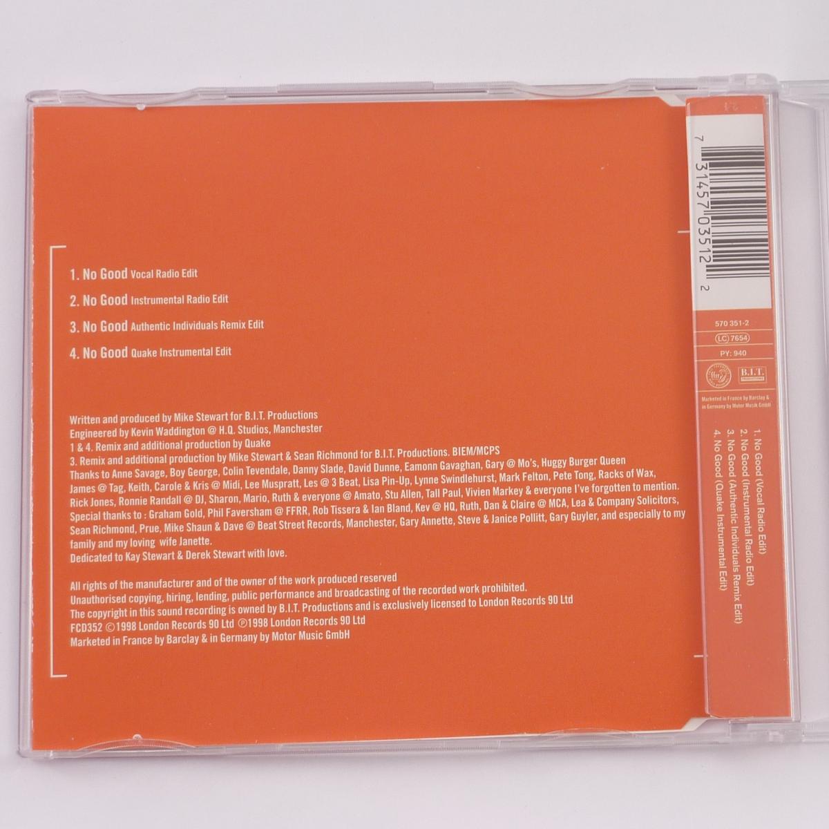 Da Fool No Good CD Single