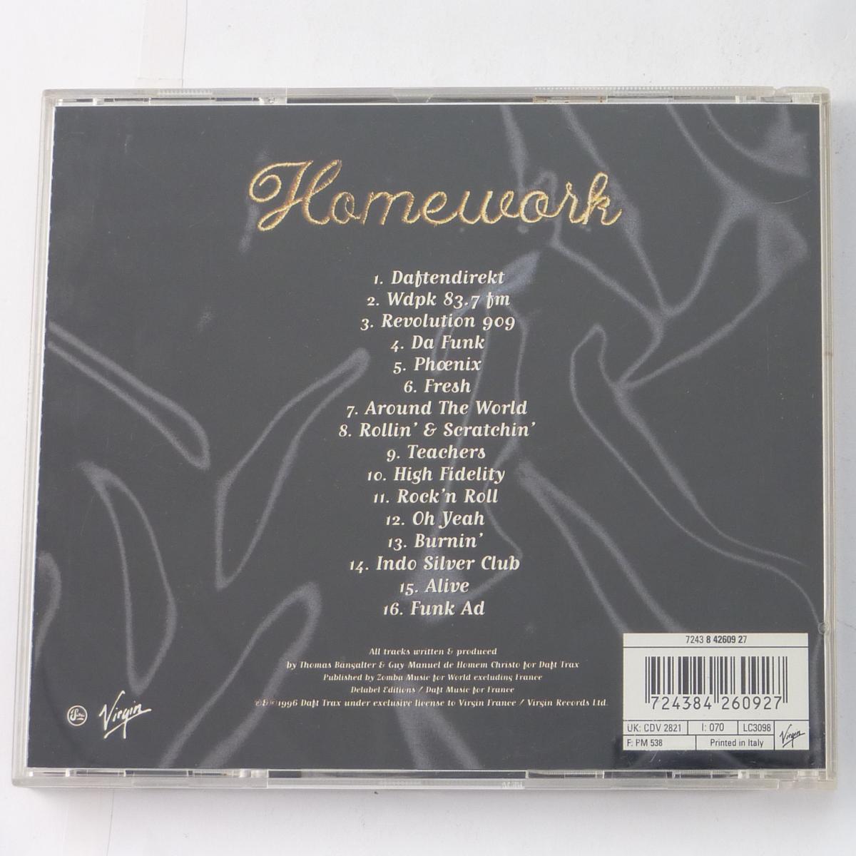 Daft Punk Homework CD Album Stereo