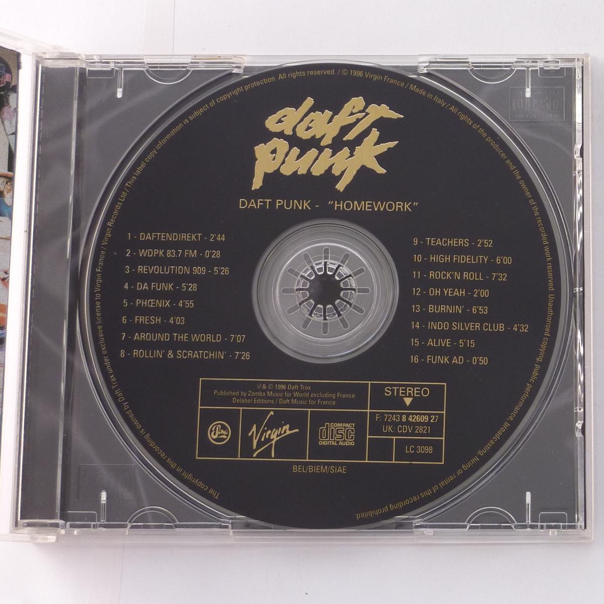 Daft Punk Homework CD Album Stereo