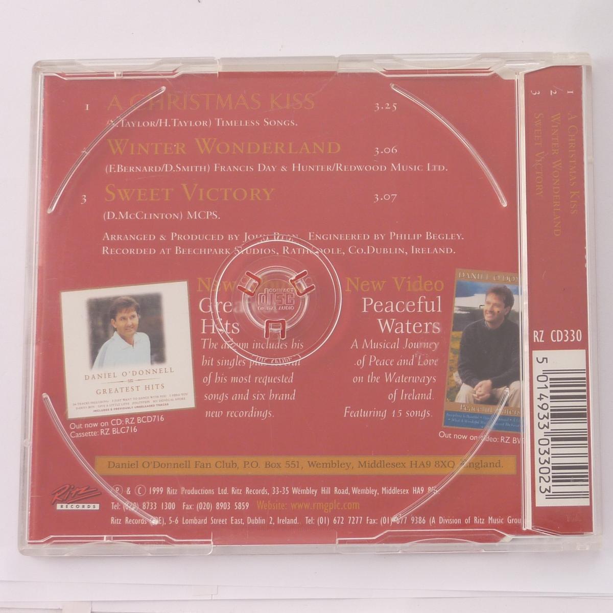 Daniel O'Donnell A Christmas Kiss CD Single