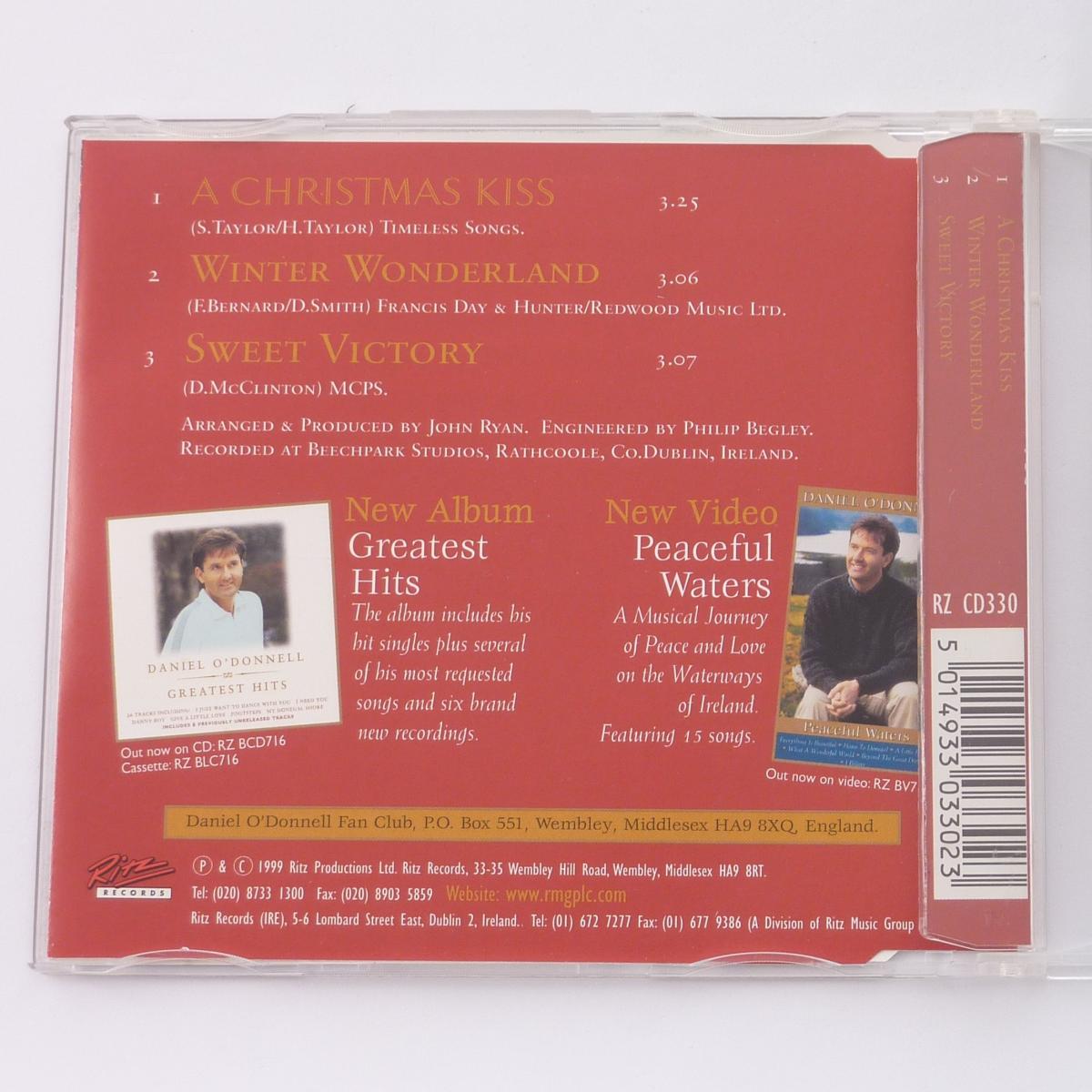 Daniel O'Donnell A Christmas Kiss CD Single