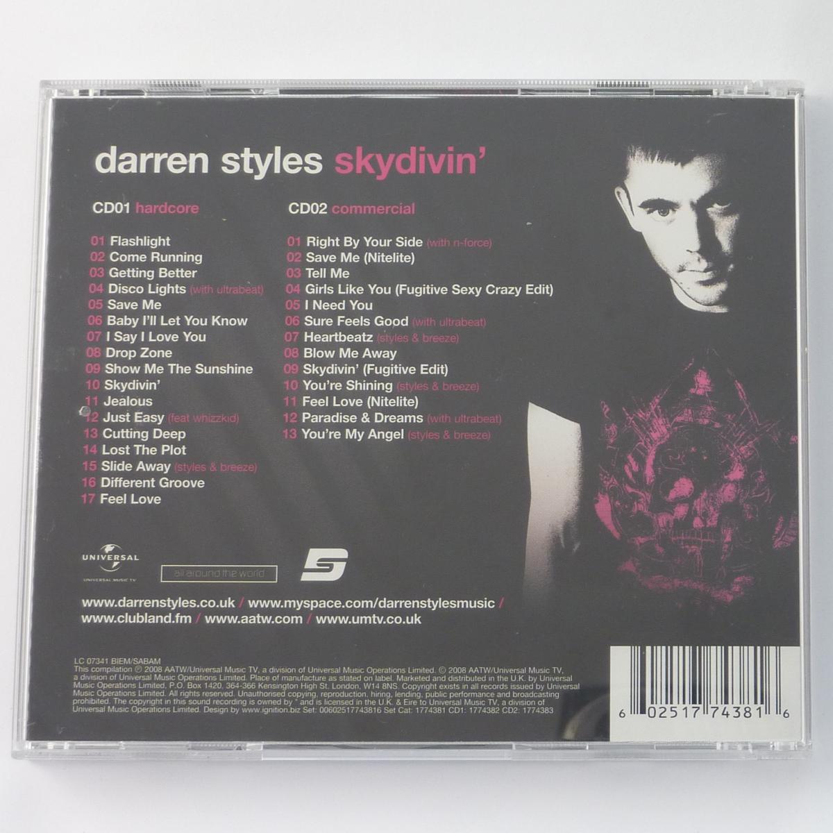 Darren Styles Skydivin' 2 × CD Album