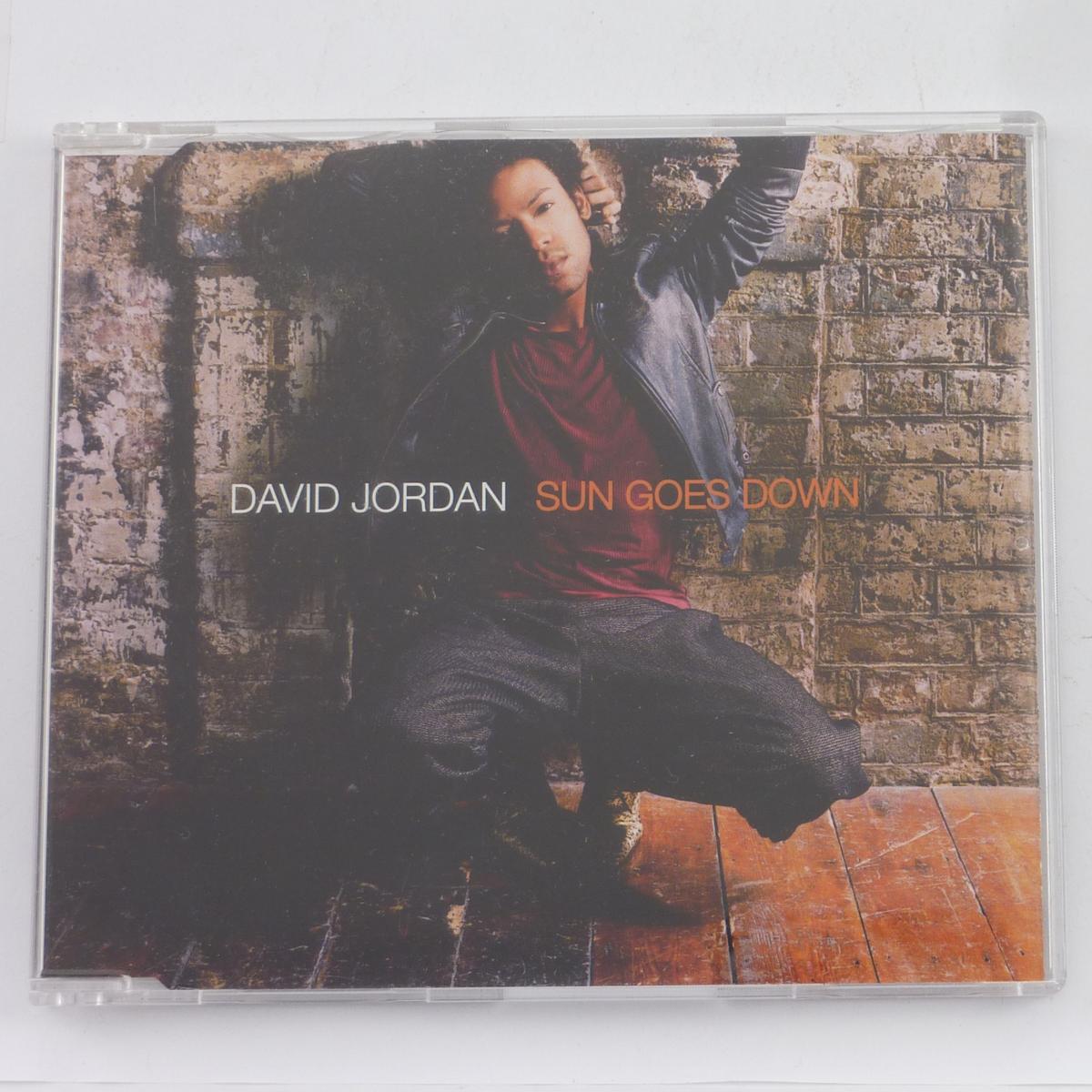 David Jordan Sun Goes Down CD Single