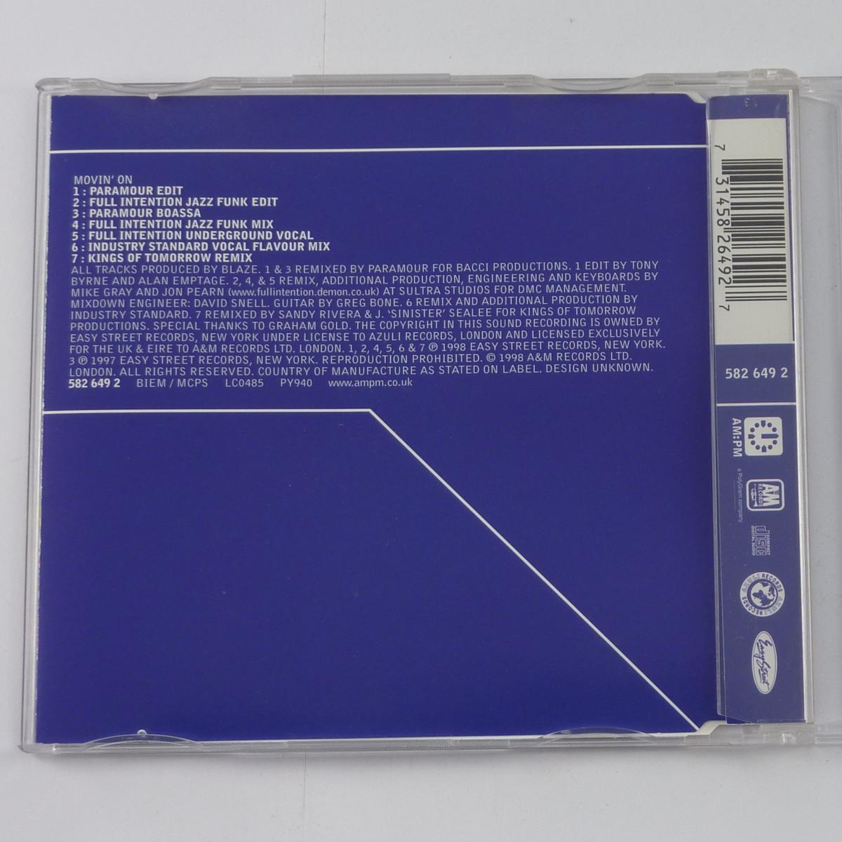 Debbie Pender Movin' On CD Maxi-Single