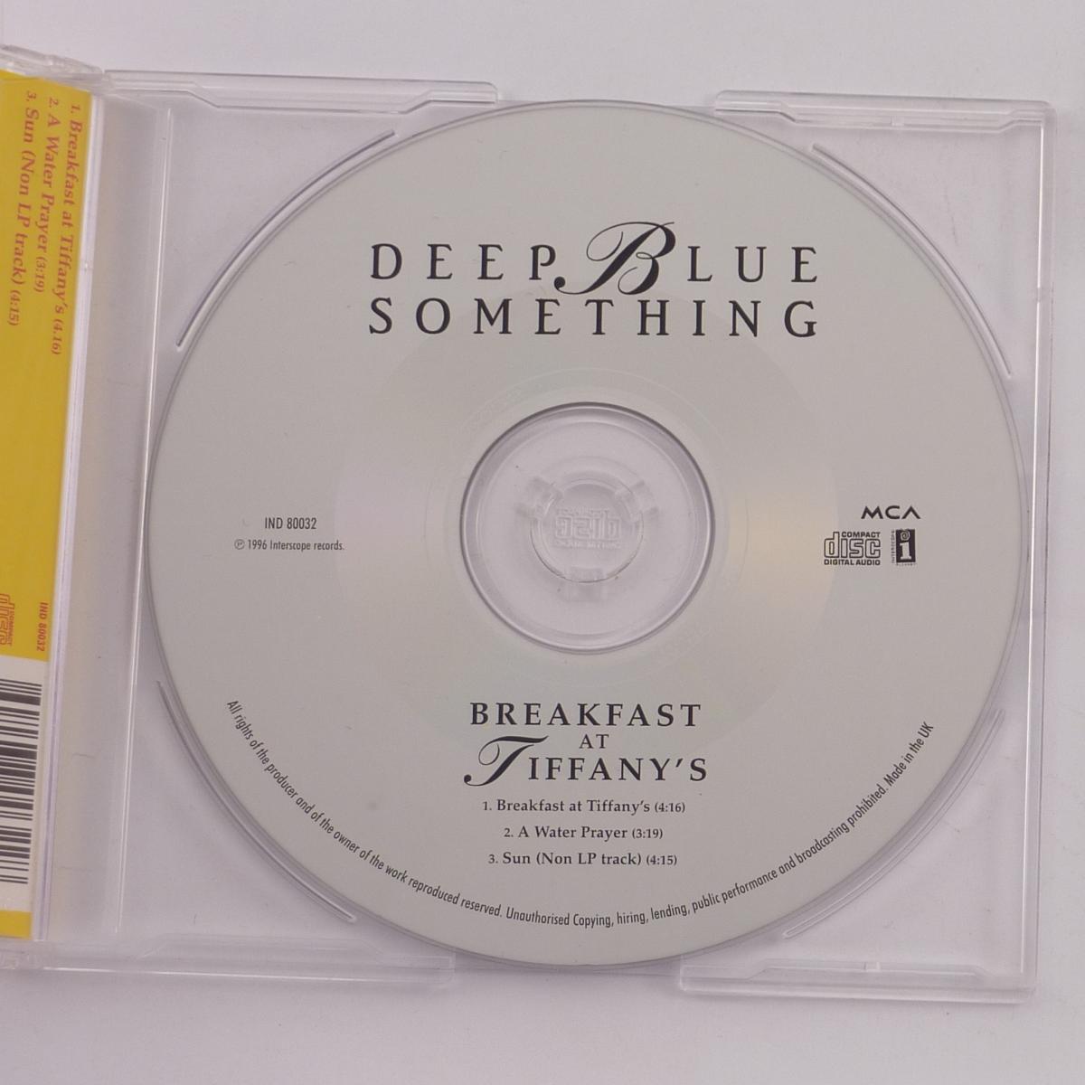 Deep Blue Something Breakfast At Tiffany's CD Single Stereo