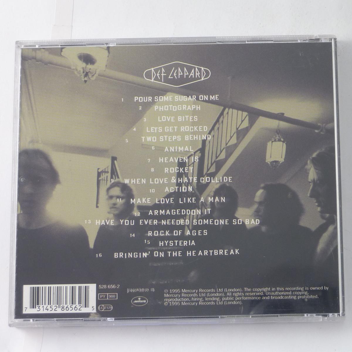 Def Leppard Vault: Def Leppard Greatest Hits 1980-1995 CD Compilation Reissue