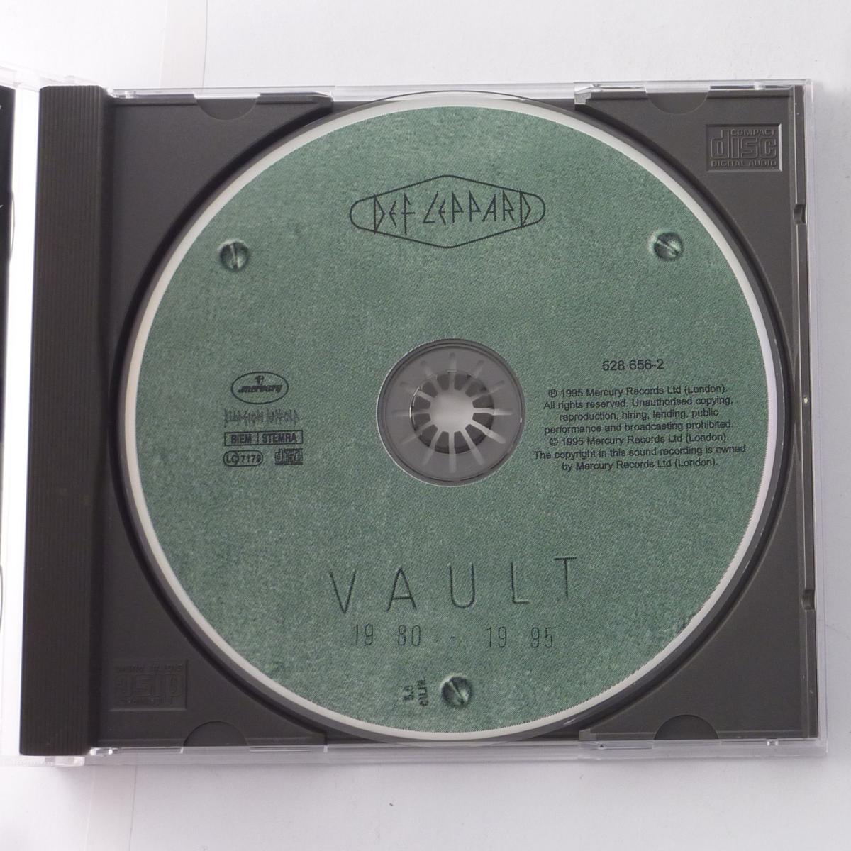 Def Leppard Vault: Def Leppard Greatest Hits 1980-1995 CD Compilation Reissue