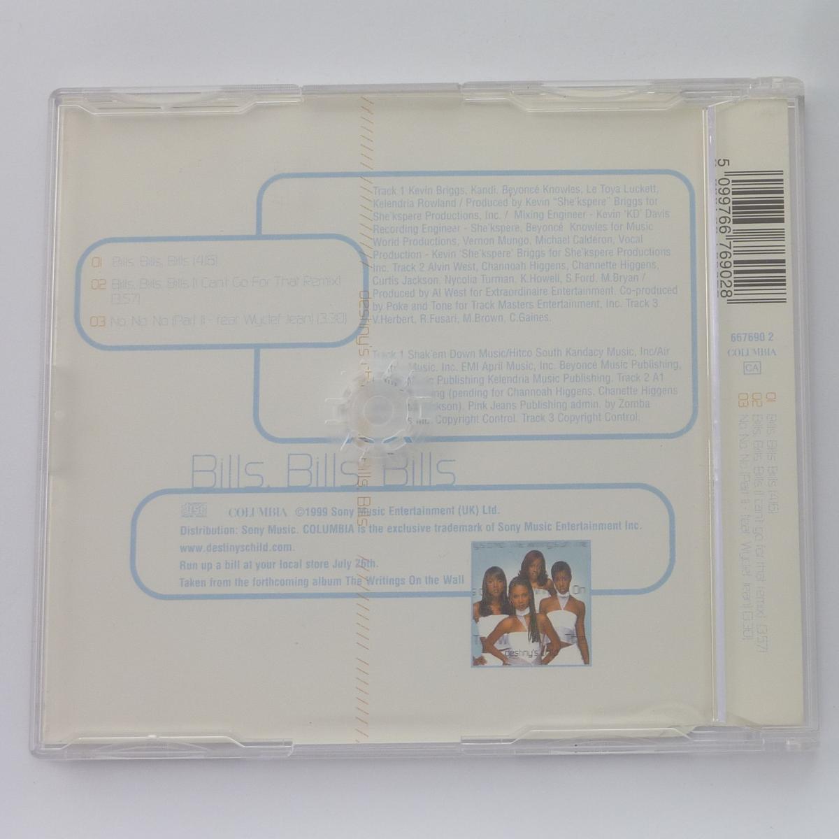 Destiny's Child Bills, Bills, Bills CD Single