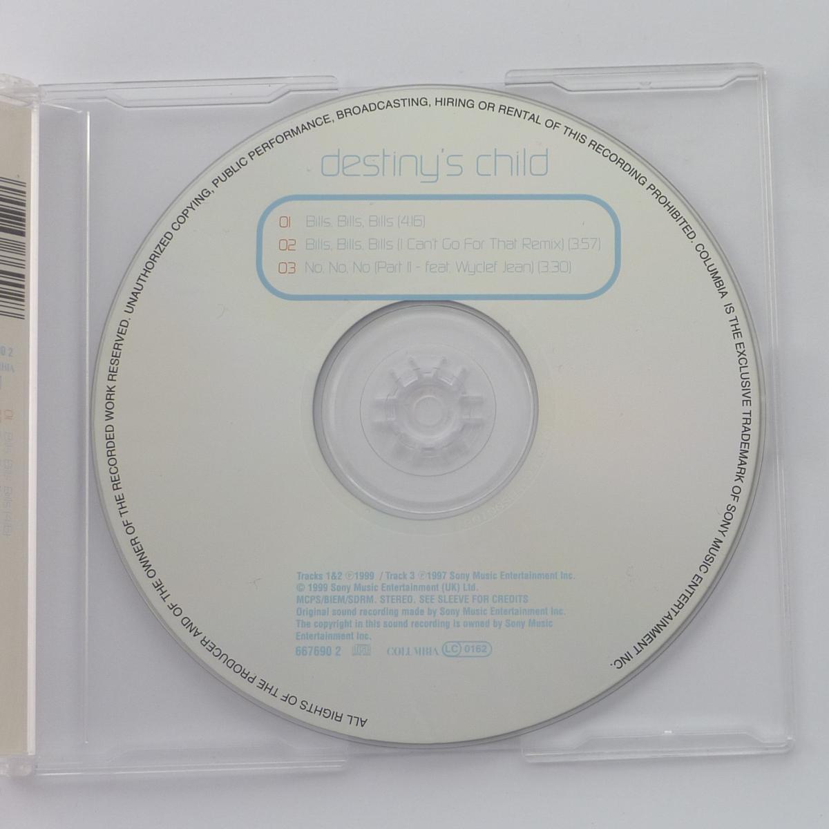 Destiny's Child Bills, Bills, Bills CD Single