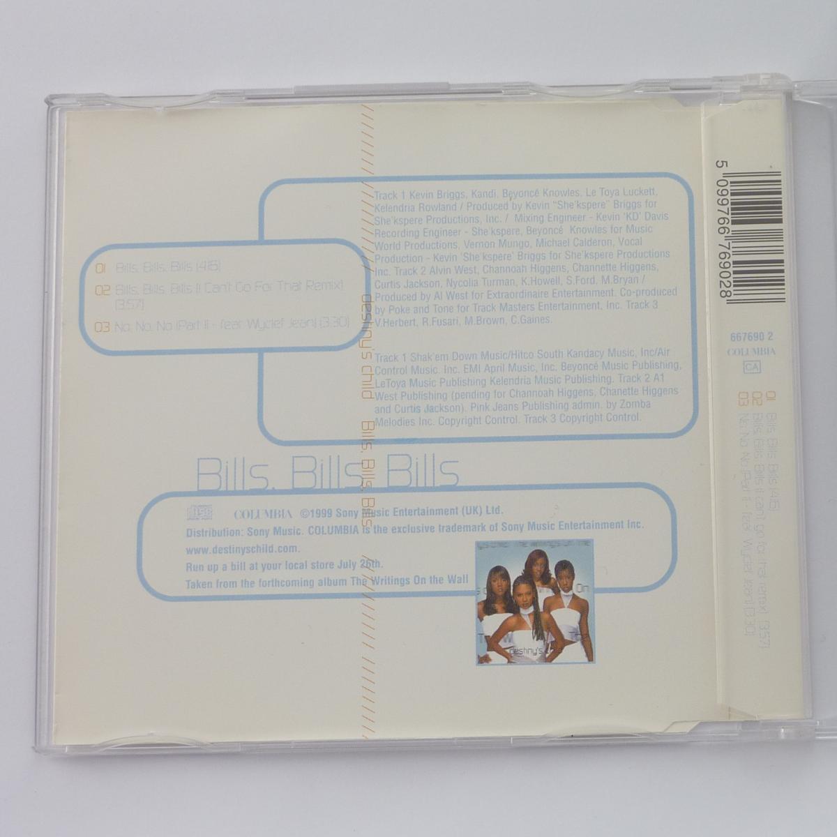 Destiny's Child Bills, Bills, Bills CD Single