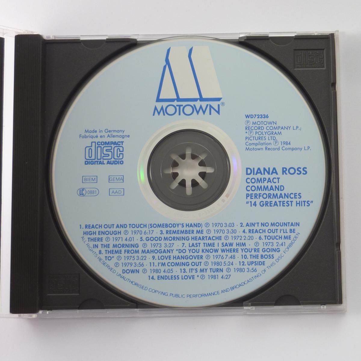 Diana Ross 14 Greatest Hits CD Compilation Repress