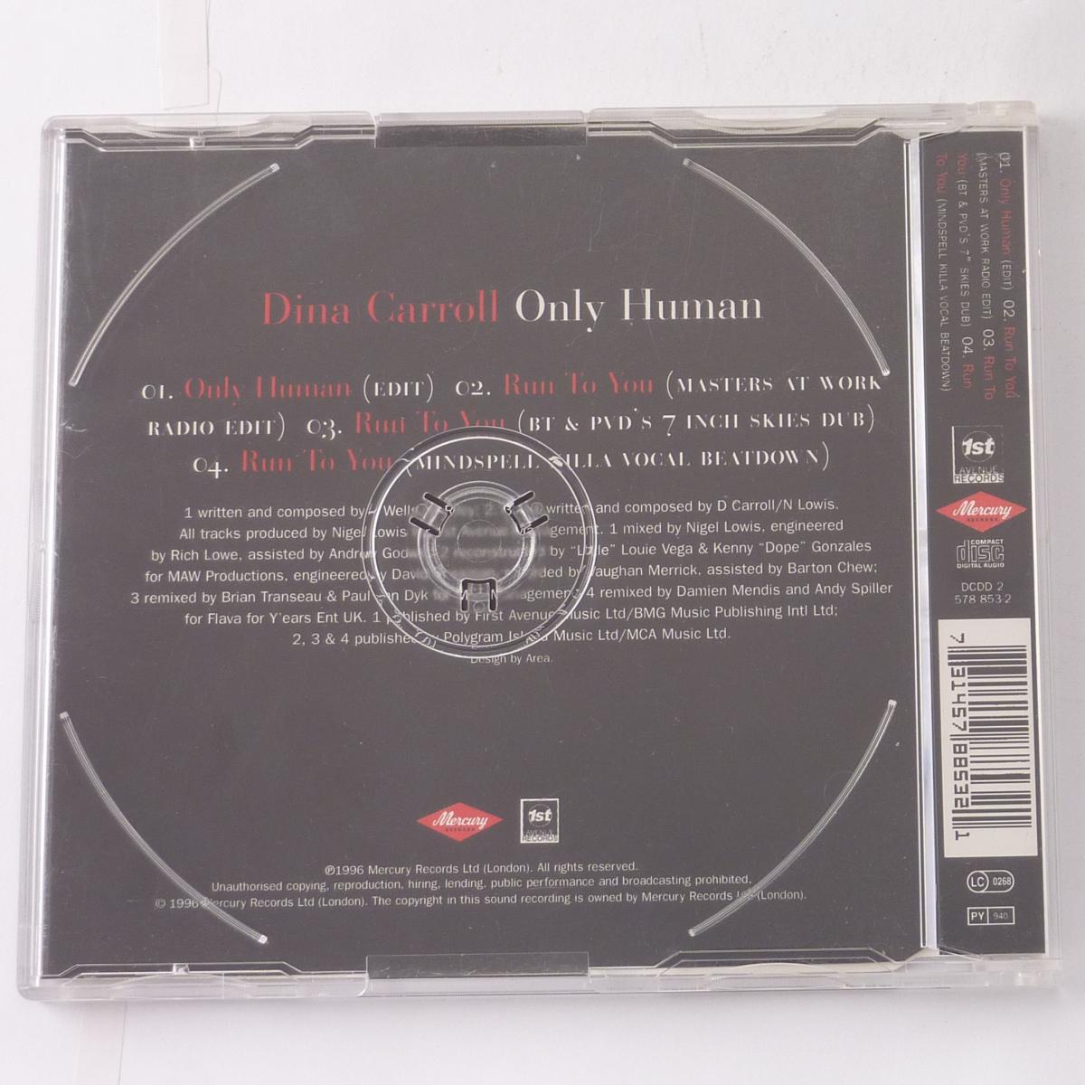 Dina Carroll Only Human CD Single