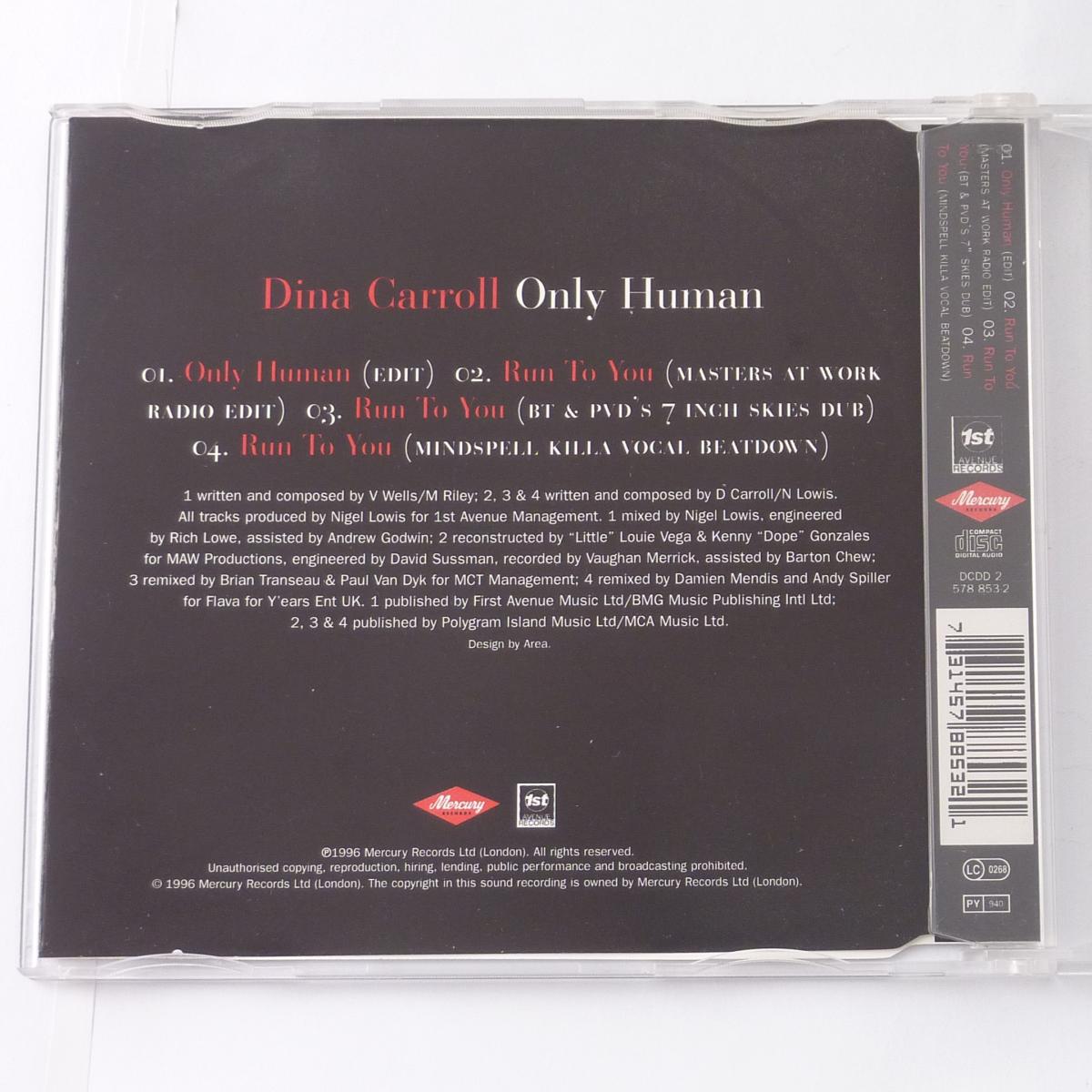 Dina Carroll Only Human CD Single