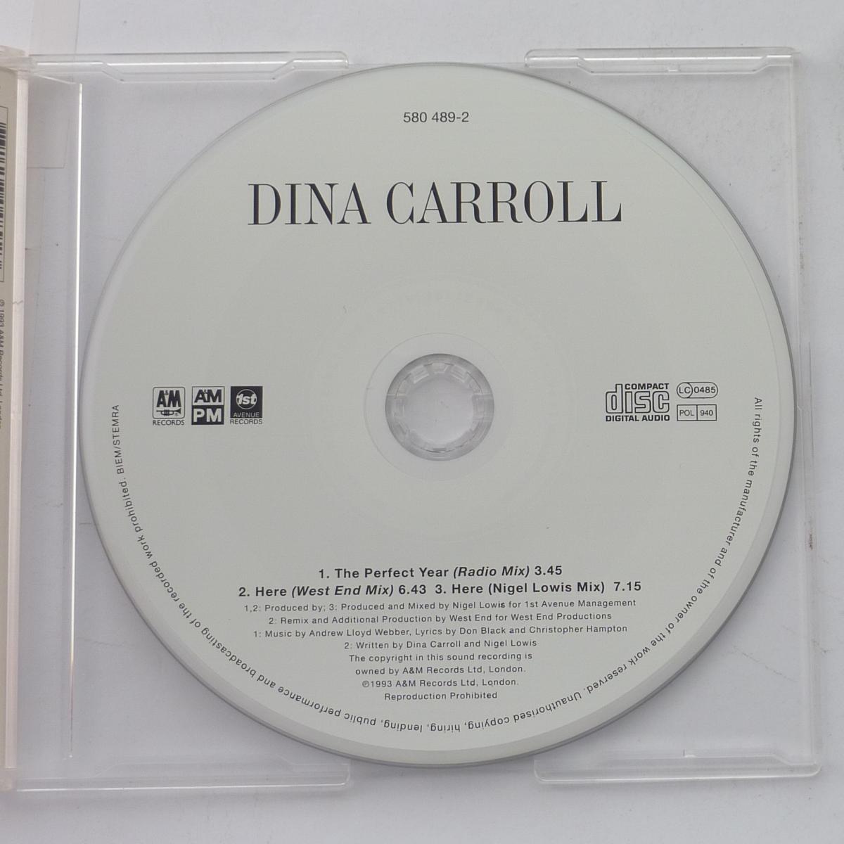 Dina Carroll The Perfect Year CD Single