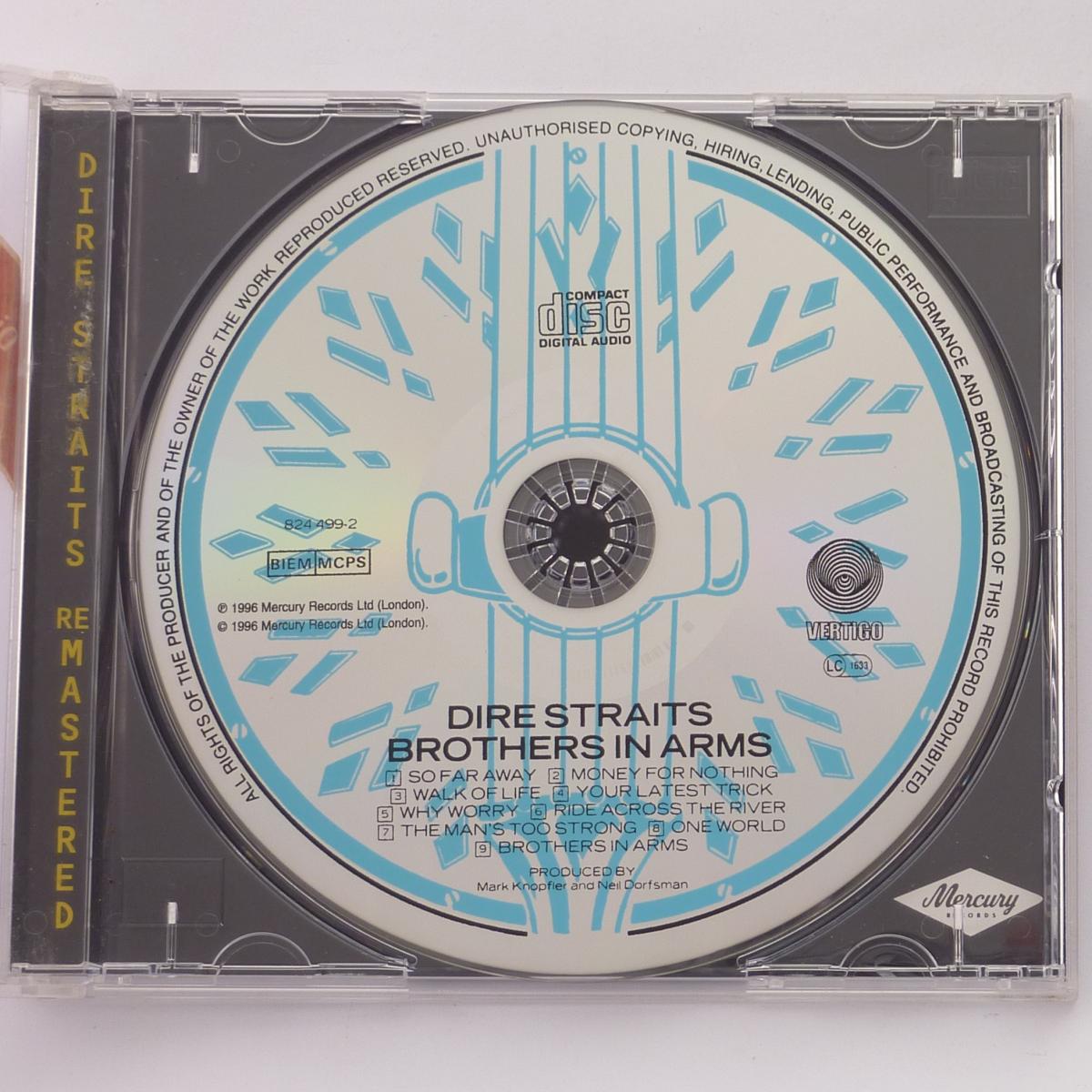 Dire Straits Brothers In Arms CD Album Reissue Remastered SBM ™ Super Bit Mapping