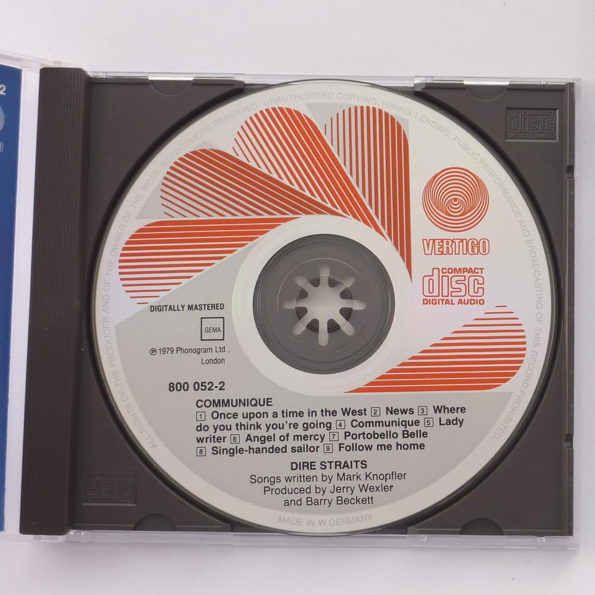 Dire Straits Communiqué CD Album Reissue