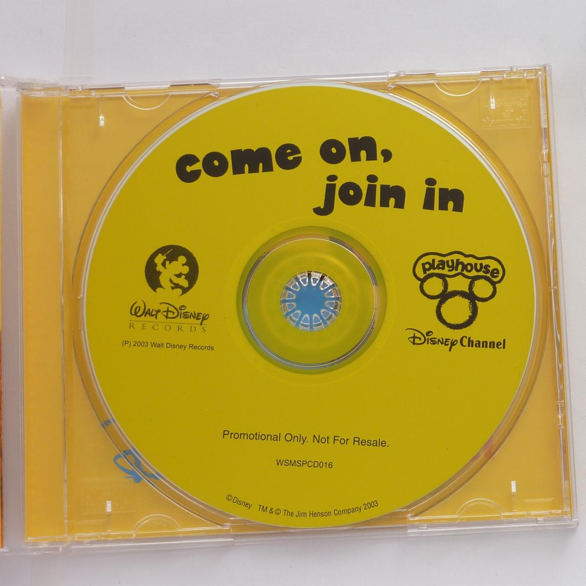 Disney Playhouse Come on, join in CD Sampler Promo Not For Resale