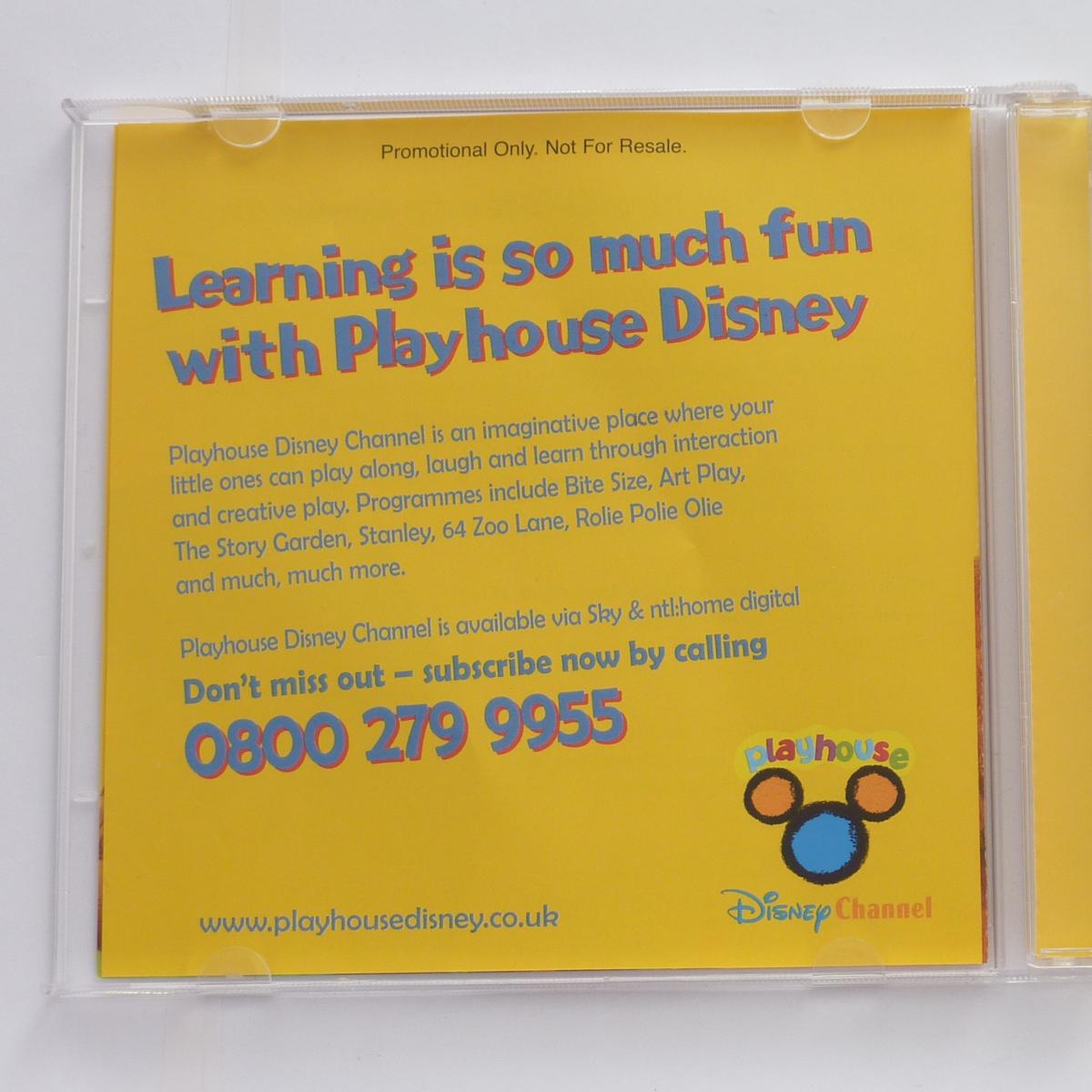 Disney Playhouse Come on, join in CD Sampler Promo Not For Resale