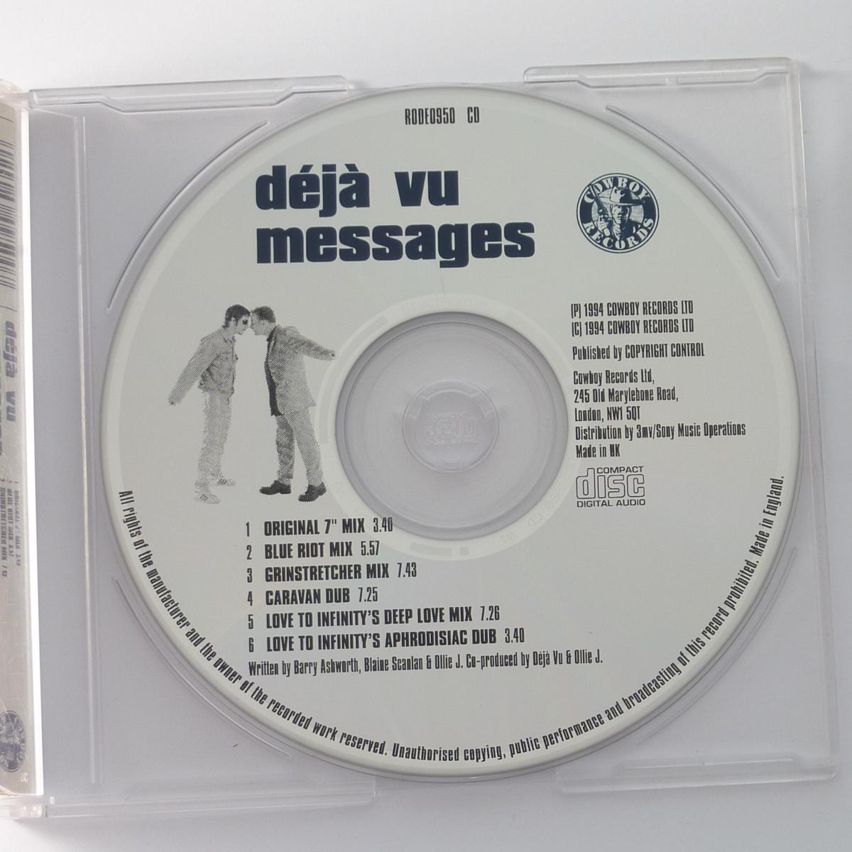 Déjà Vu Messages CD Single