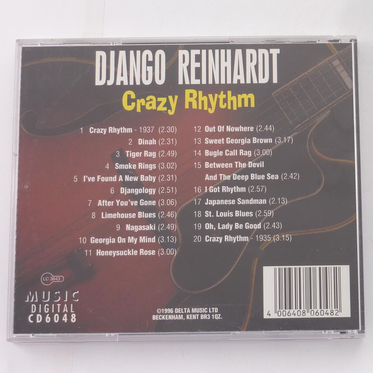 Django Reinhardt Crazy Rhythm CD Compilation