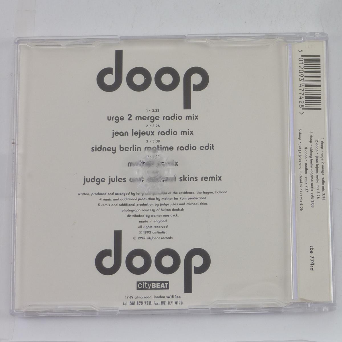 Doop Doop CD Single