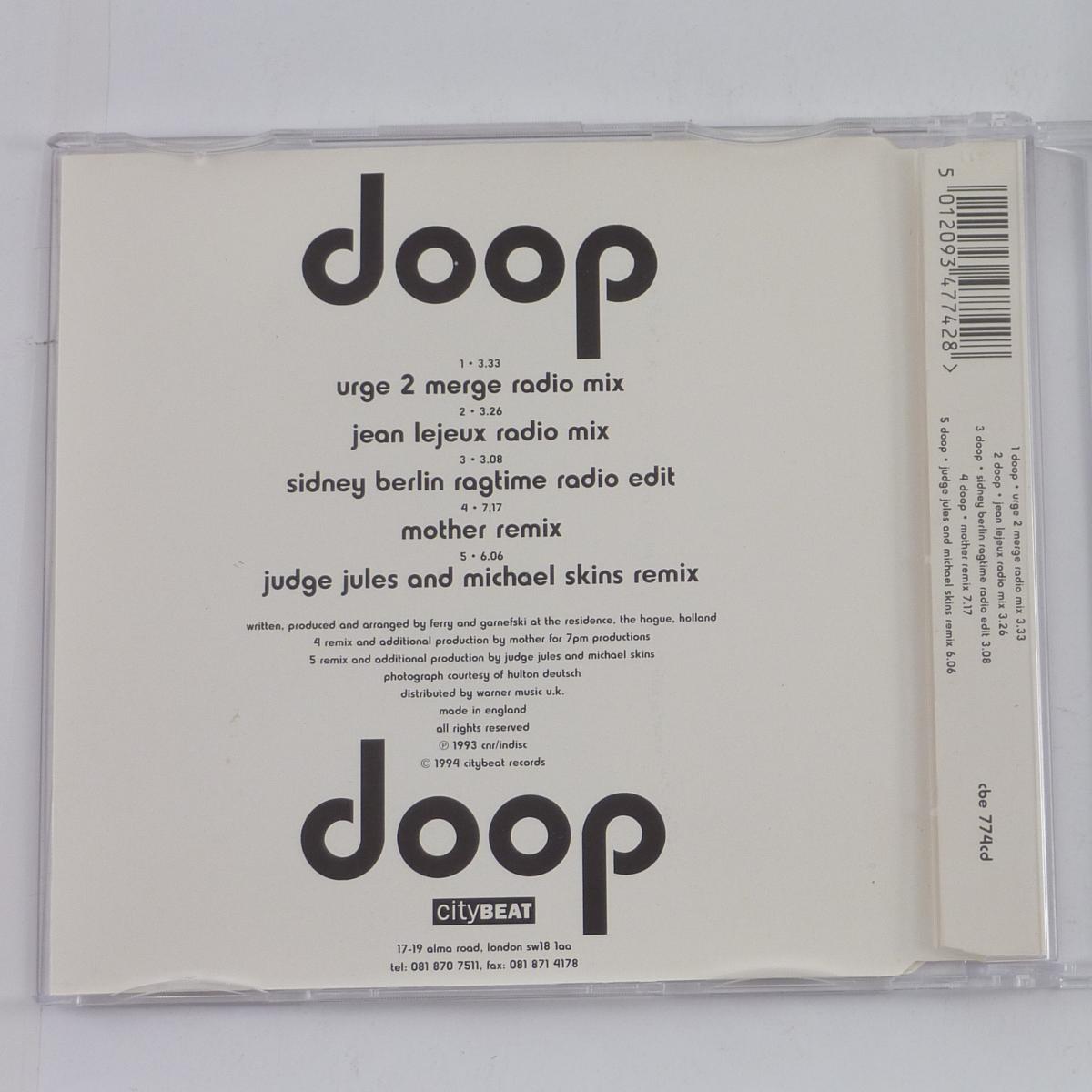 Doop Doop CD Single