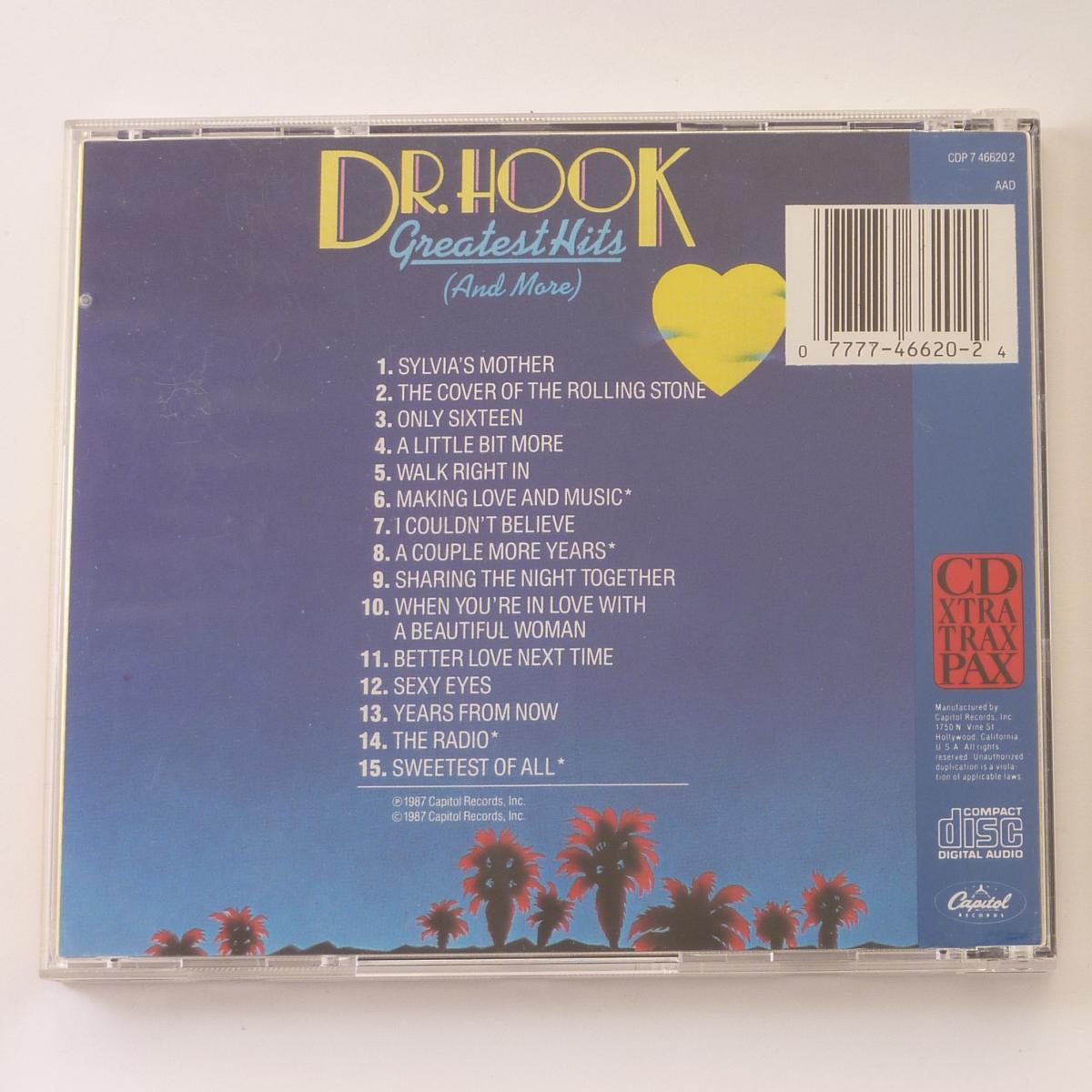 Dr. Hook Greatest Hits (And More) CD Compilation Remastered Repress
