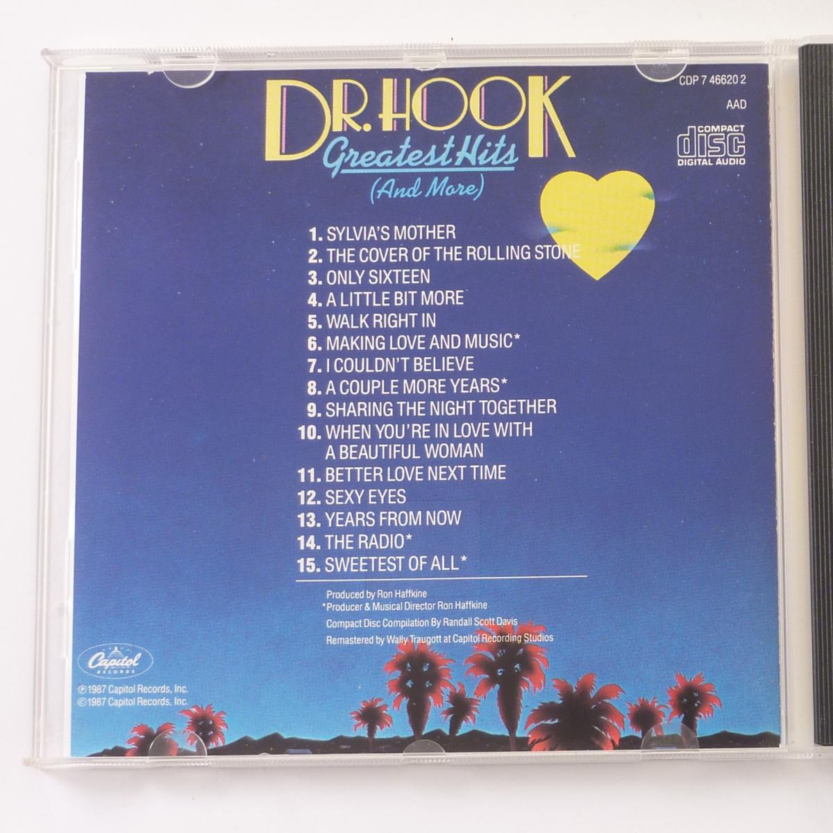 Dr. Hook Greatest Hits (And More) CD Compilation Remastered Repress