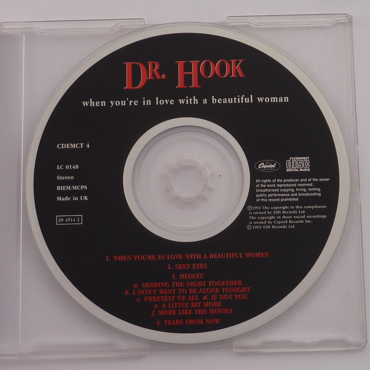 Dr. Hook When You're In Love With A Beautiful Woman CD Single