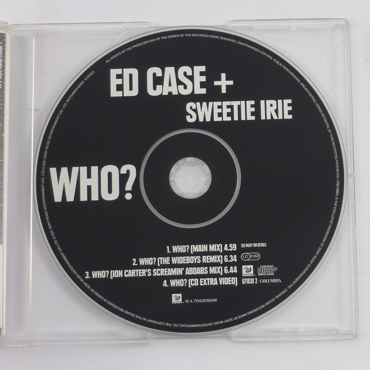 Ed Case + Sweetie Irie Who? CD Single Enhanced