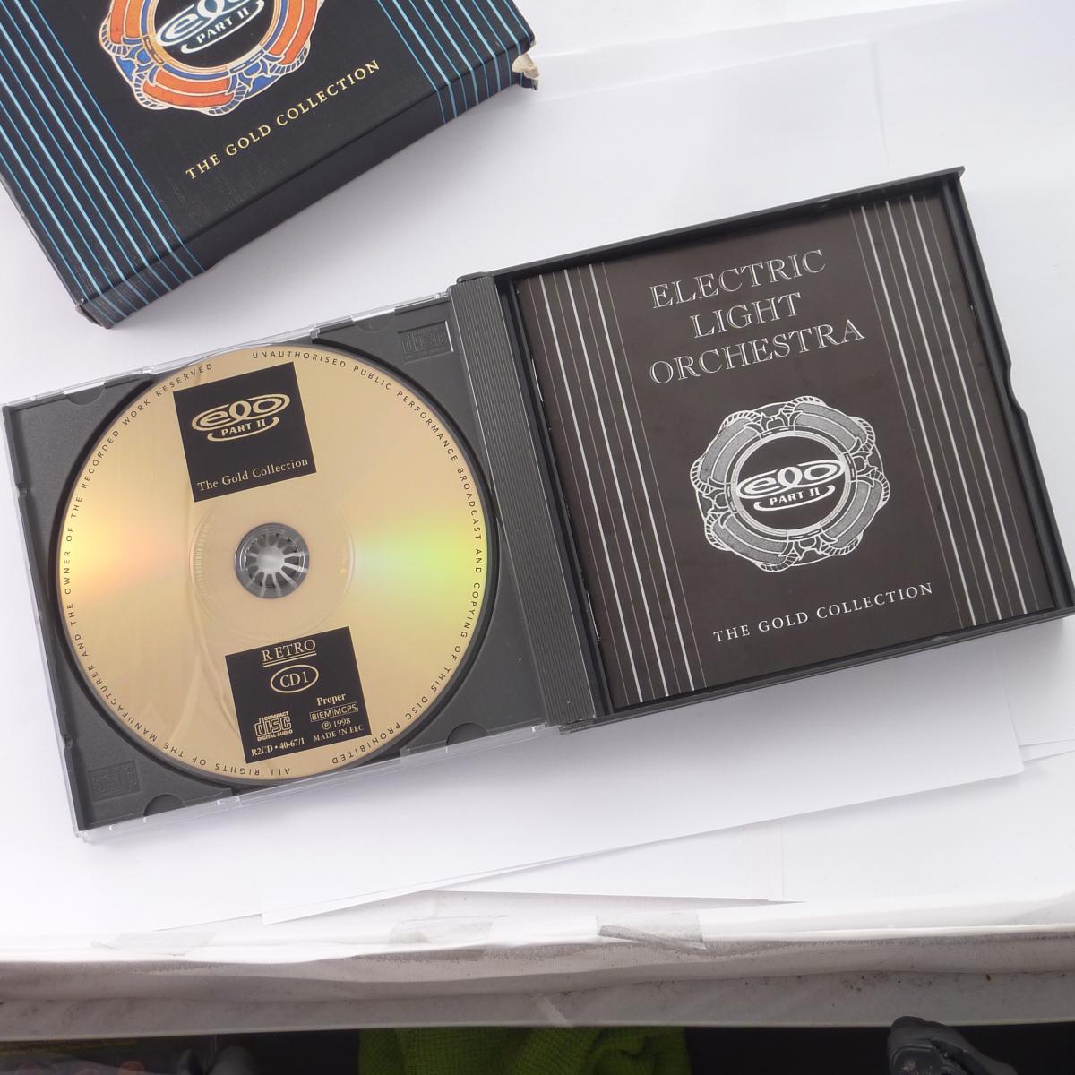 Electric Light Orchestra Part II E.L.O. Part II -The Gold Collection 2 × CD Compilation Gold Disk