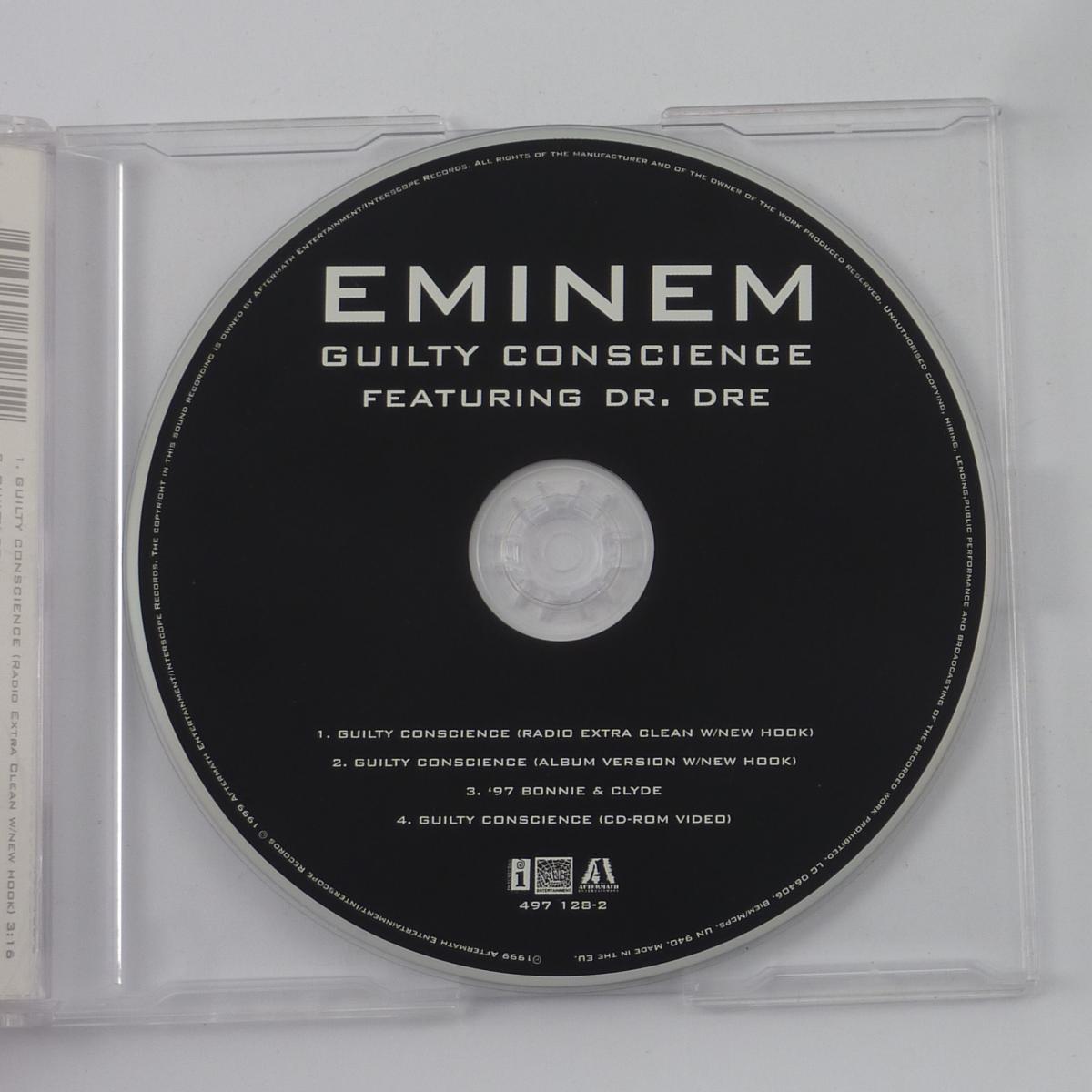 Eminem Featuring Dr. Dre Guilty Conscience CD Single Enhanced