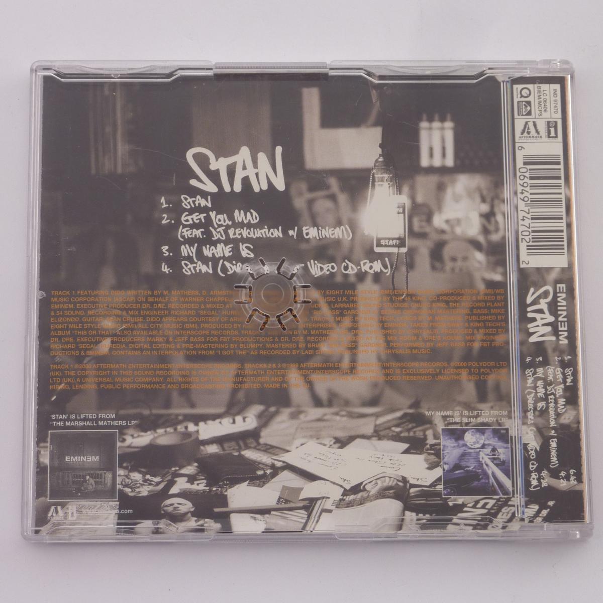 Eminem Stan CD Single Enhanced PMDC UK