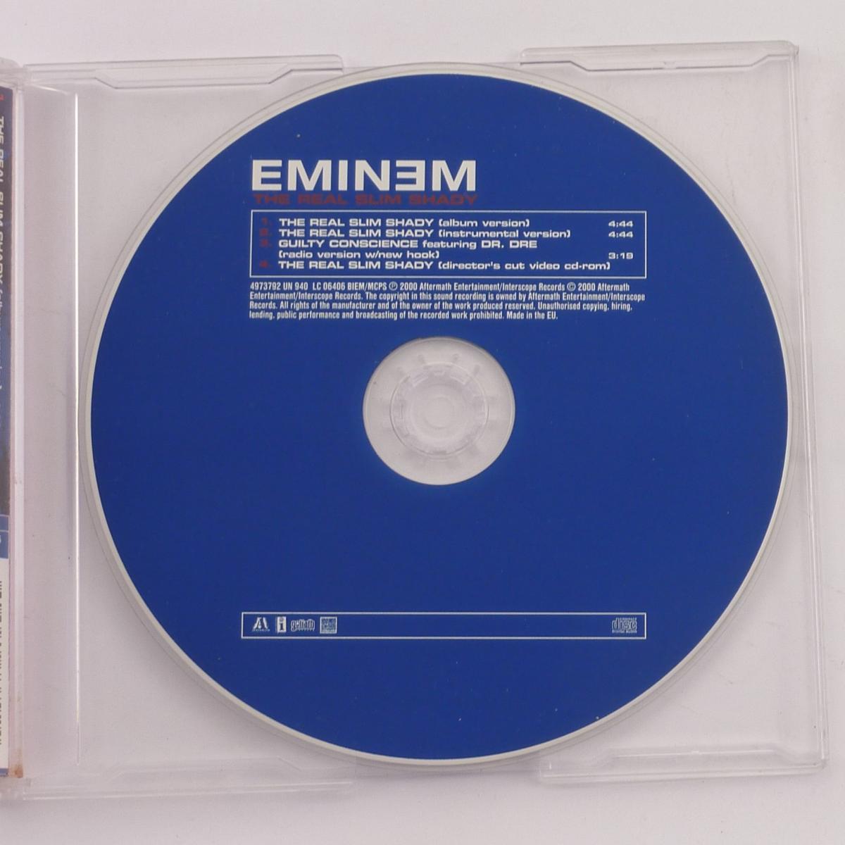 Eminem The Real Slim Shady CD Single Enhanced