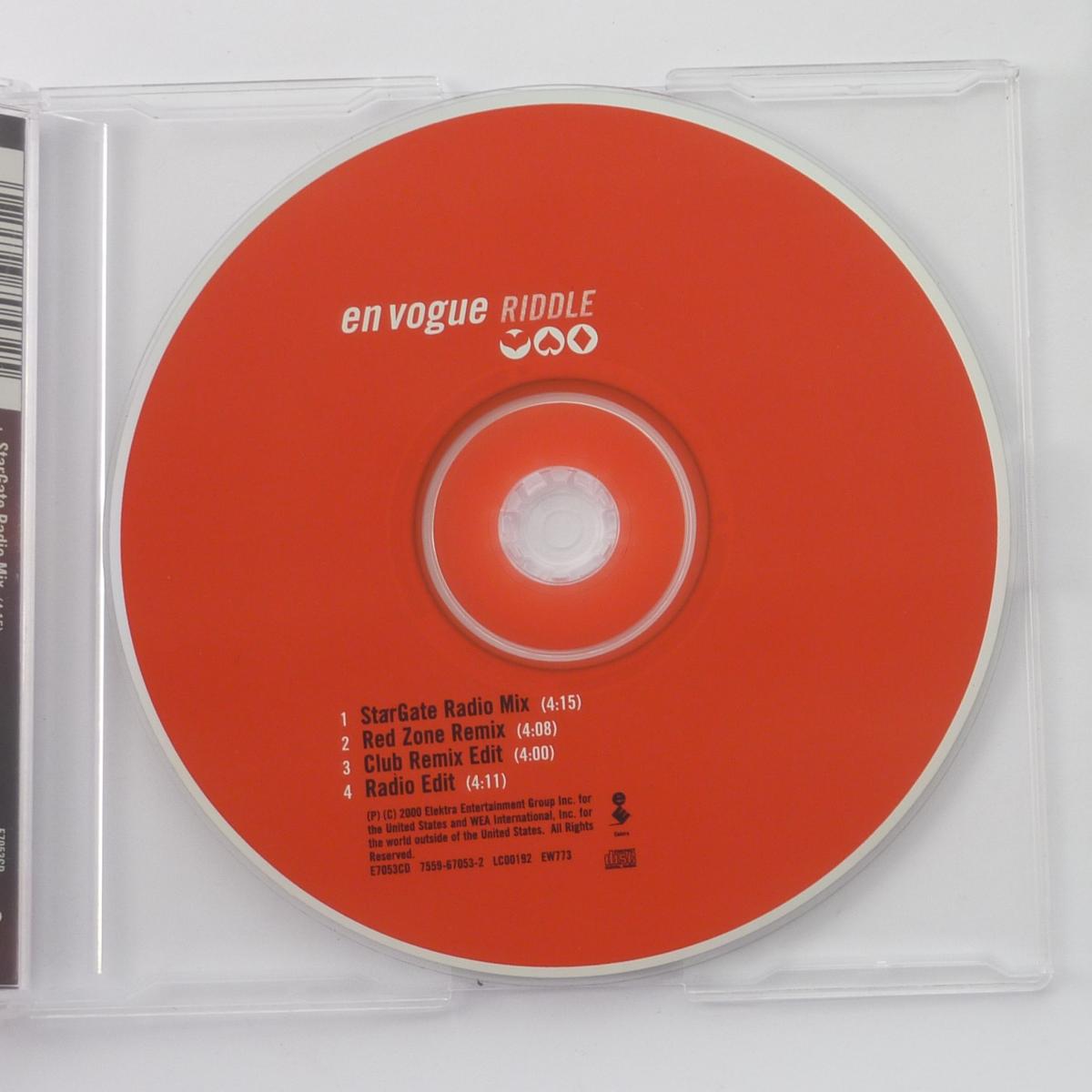 En Vogue Riddle CD Single