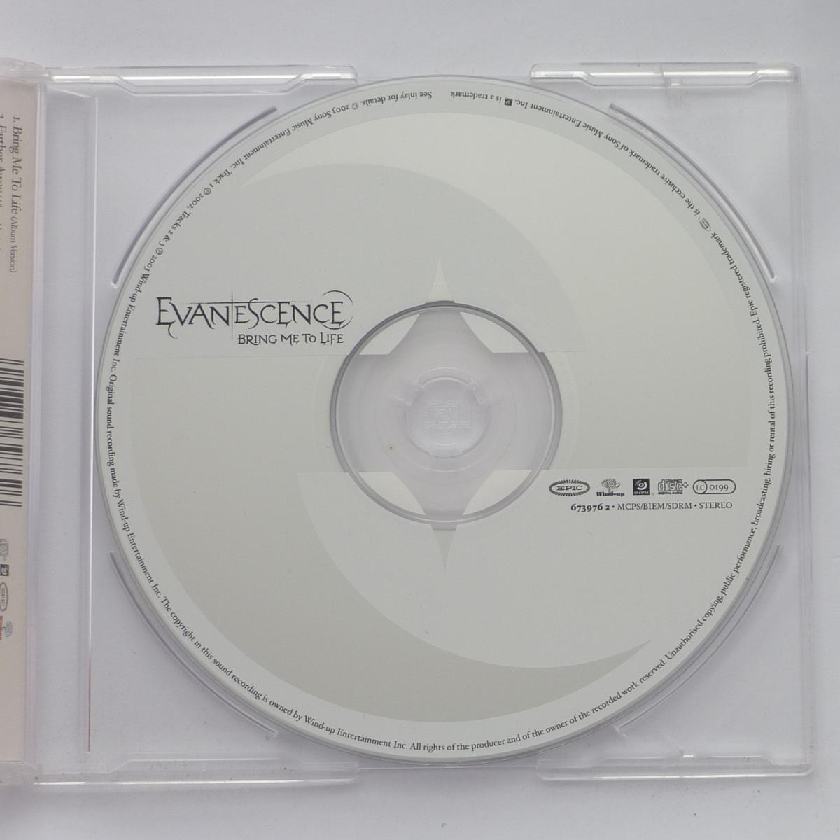 Evanescence Bring Me To Life CD Single Enhanced