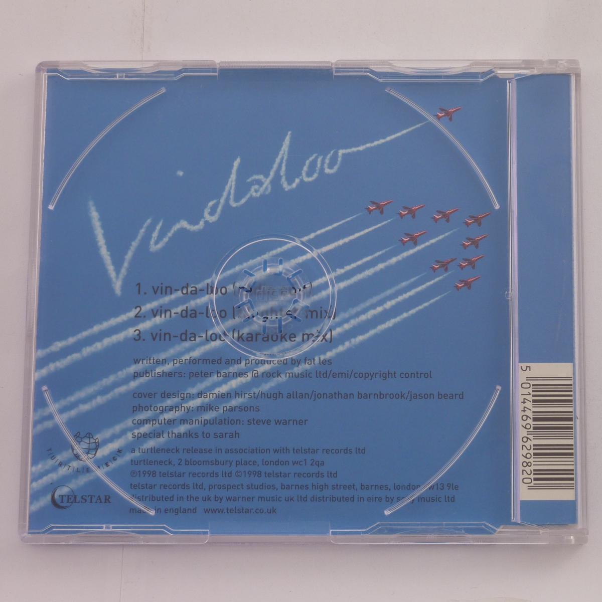 Fat Les Vindaloo CD Single EMI Swindon / Ablex